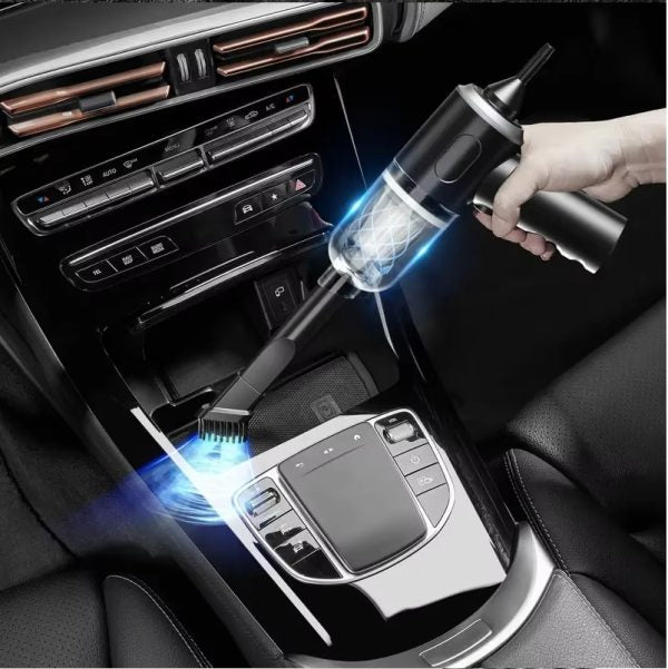 3-in-1 Portable Vacuum Cleaner – Wireless High-Power Suction | Air Duster, Blower & Vacuum in One | Ideal for Home, Car & Laptop Cleaning
