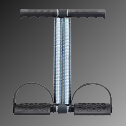 Portable Tummy Trimmer – Single Spring Ab Exerciser for Home Workouts