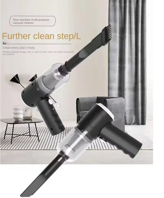 3-in-1 Portable Vacuum Cleaner – Wireless High-Power Suction | Air Duster, Blower & Vacuum in One | Ideal for Home, Car & Laptop Cleaning