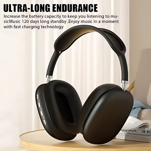 P9 Wireless Bluetooth Over-Ear Stereo Headphones | Adjustable, High-Quality Sound (Random Color)