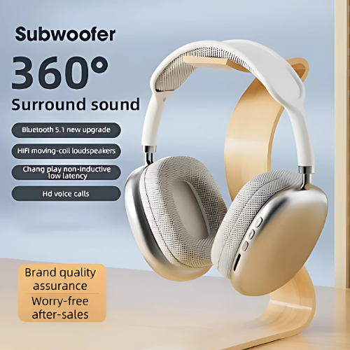 P9 Wireless Bluetooth Over-Ear Stereo Headphones | Adjustable, High-Quality Sound (Random Color)