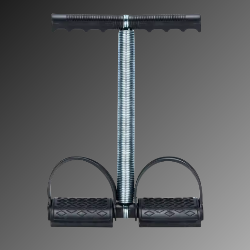 Portable Tummy Trimmer – Single Spring Ab Exerciser for Home Workouts