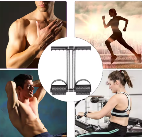 Portable Tummy Trimmer – Single Spring Ab Exerciser for Home Workouts