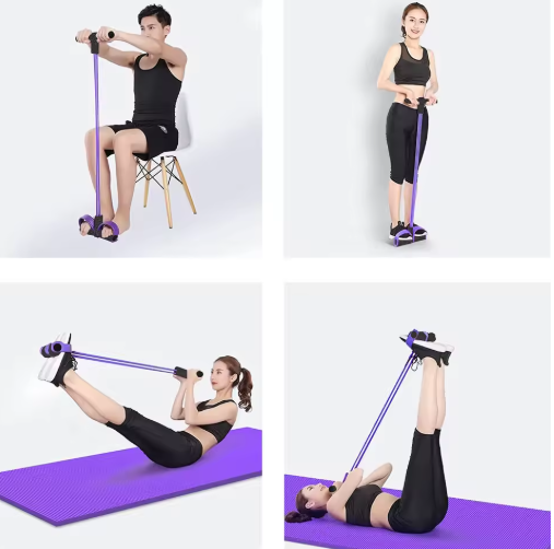 Portable Tummy Trimmer – Single Spring Ab Exerciser for Home Workouts